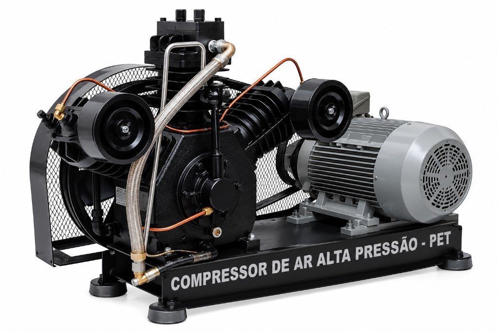 Compressor de ar de alta pressão PET